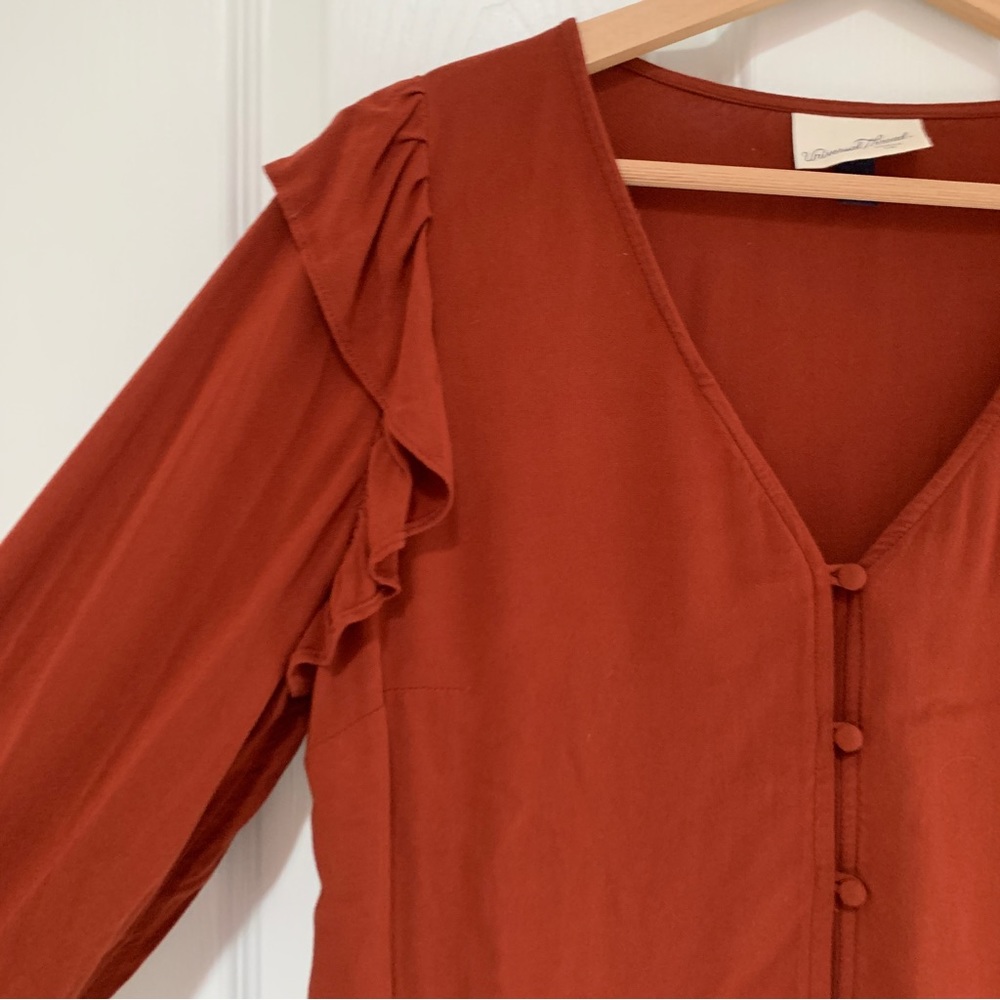 Universal Thread ruffle sleeve shirt